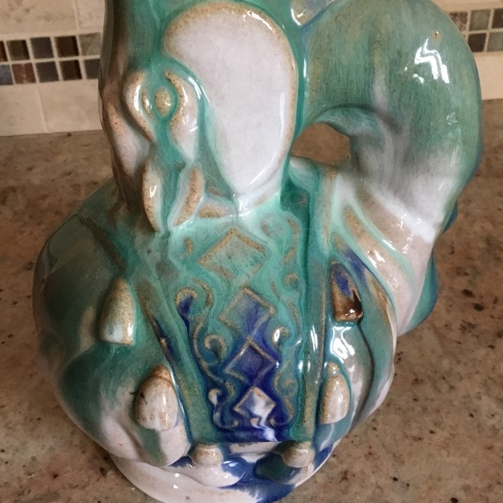 Vintage RARE Handmade Ceramic Pottery Vase - Picture 4 of 14